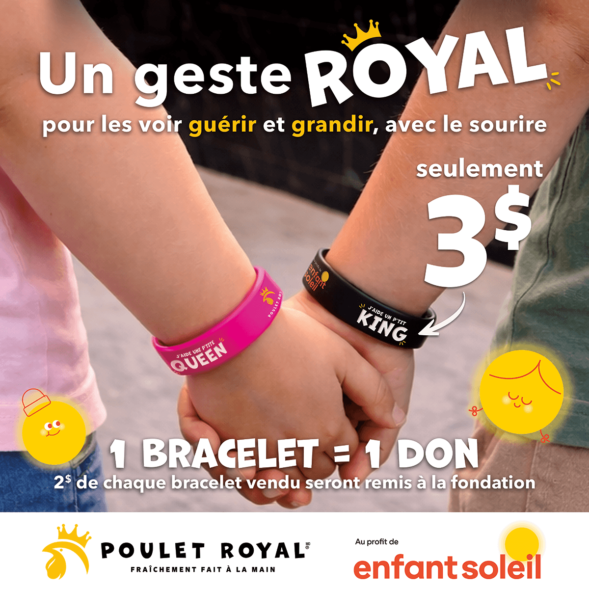 Un geste Royal - Fondation Enfant Soleil